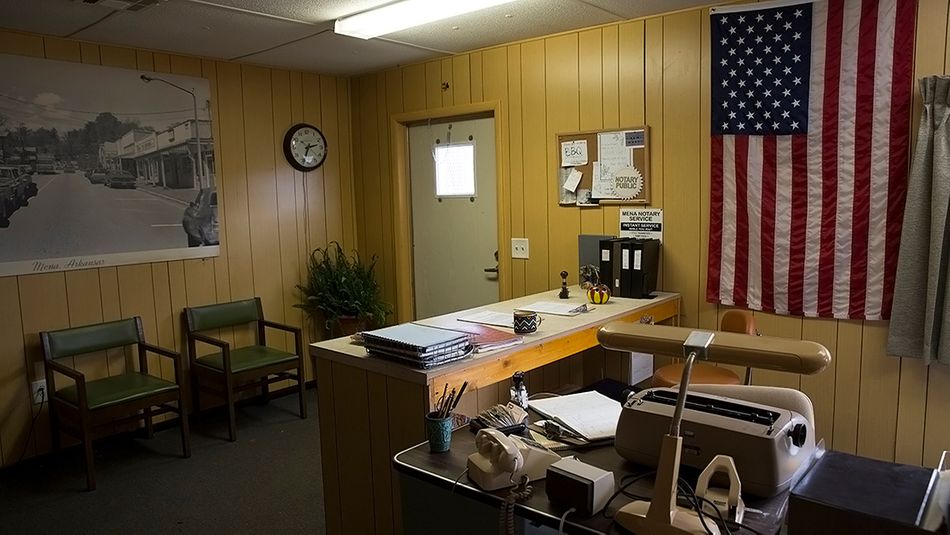 LOCATION BUILD: Sheriff Trailer Mena, Arkansas  1978