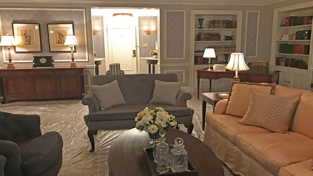 STAGE SET: Int. Hotel Suite