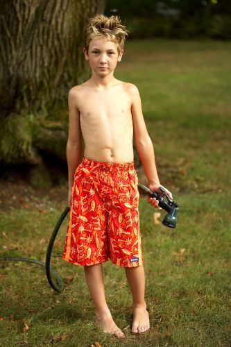 Jake with garden hose