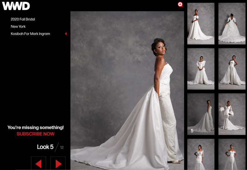 Nigerian-British Bridal Couturier Kosibah and Mark Ingram Atelier