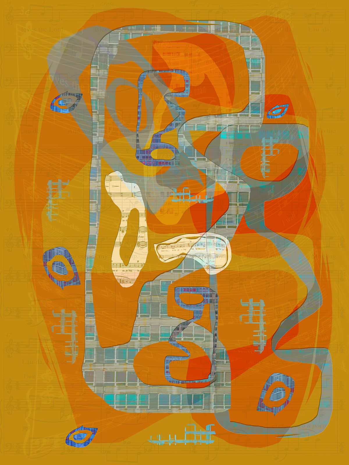 Archival Pigment print on photo rag  40" x 30" Simple Song: Leonard Bernstein