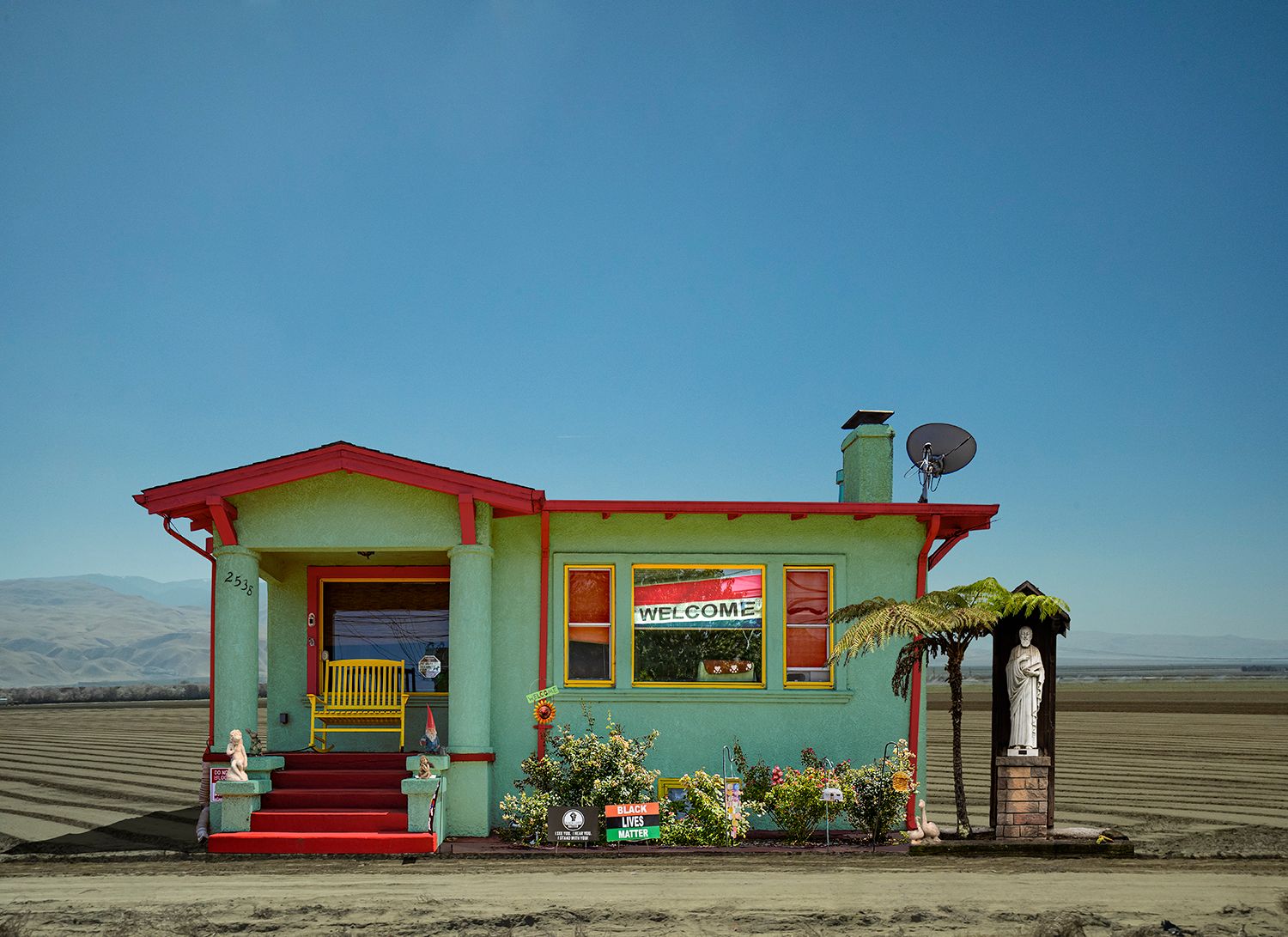 Archival Pigment print on photo rag paper Welcome House