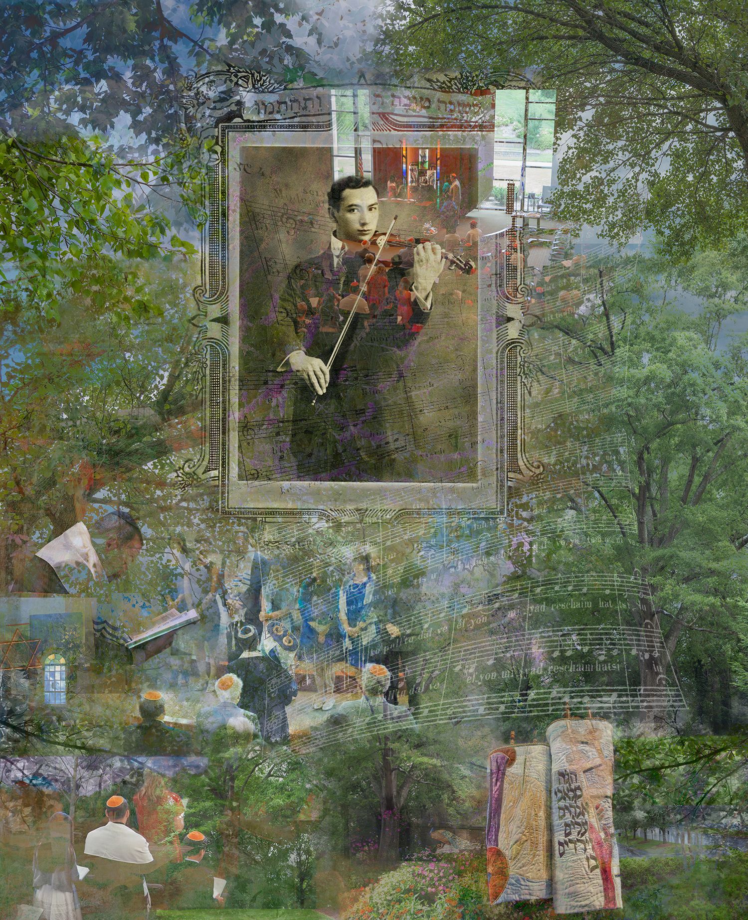 Archival Pigment print on photo rag 30" x 40 Eitz Chaim