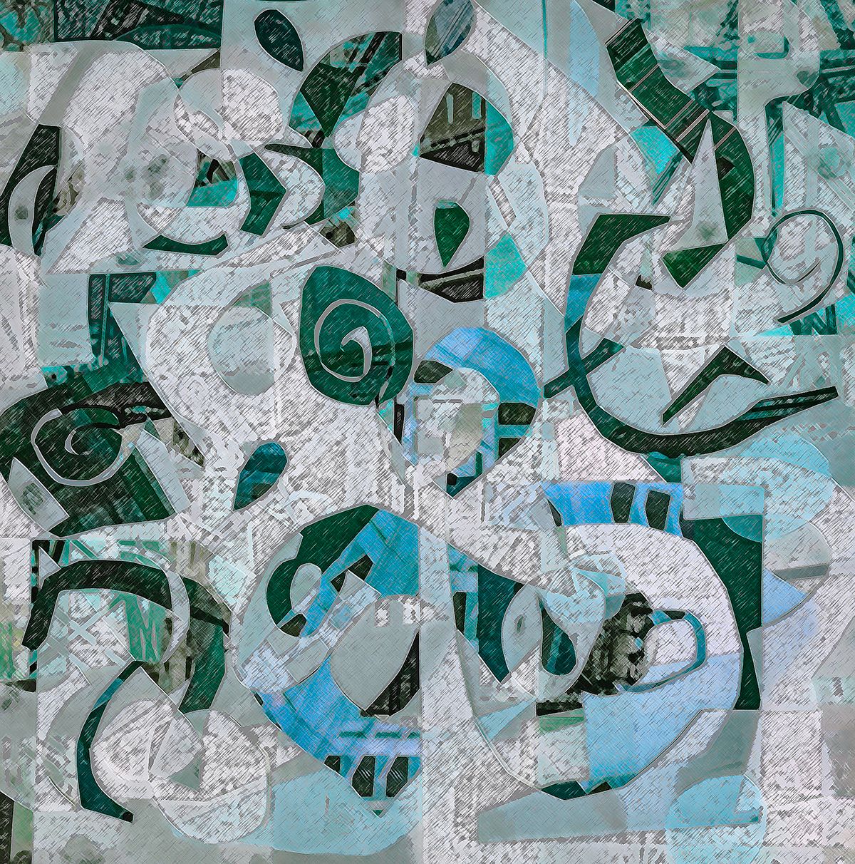 Archival Pigment print on photo rag Blues Rhythm 3