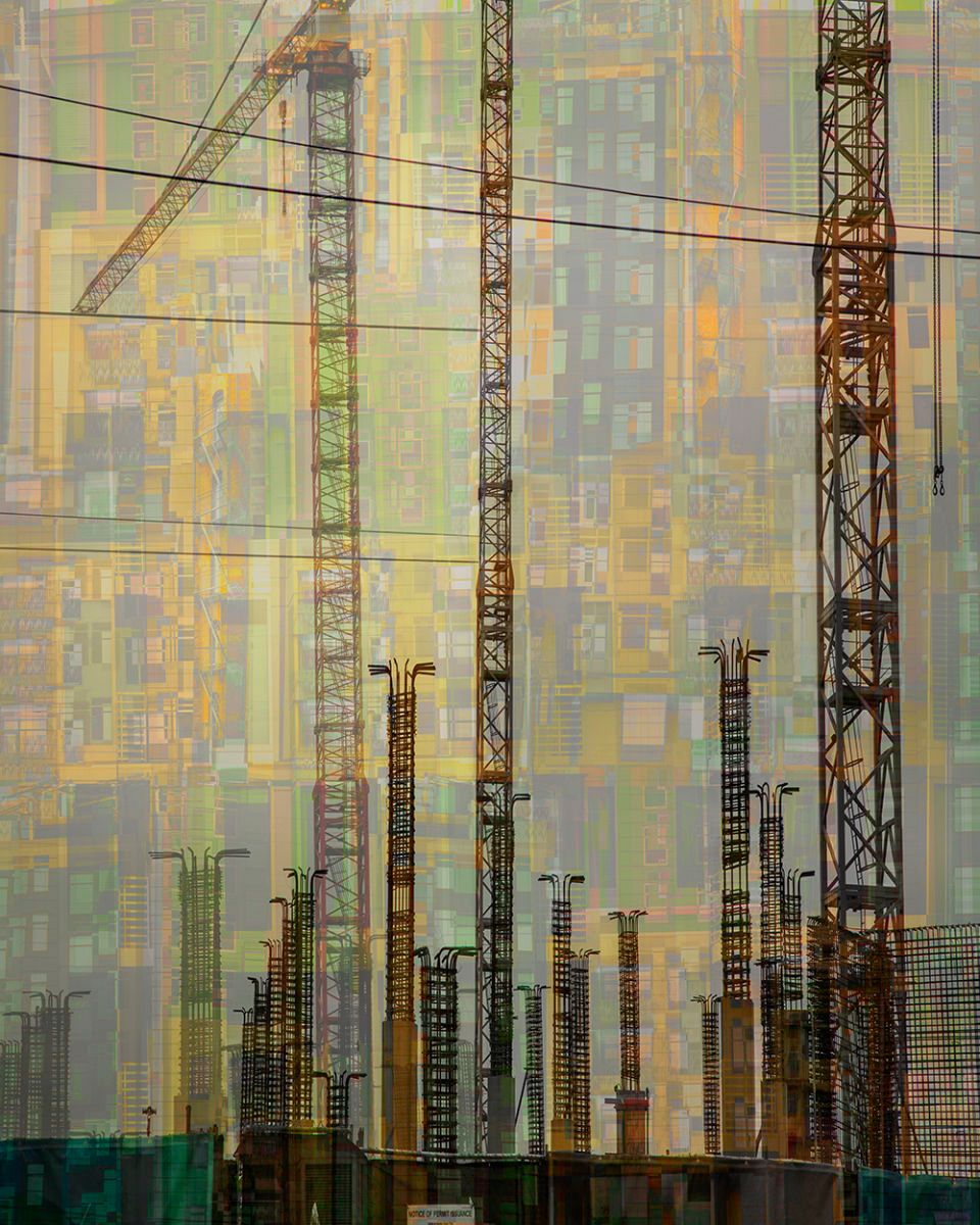 Archival pigment print  30" x 40" New City/Yellow
