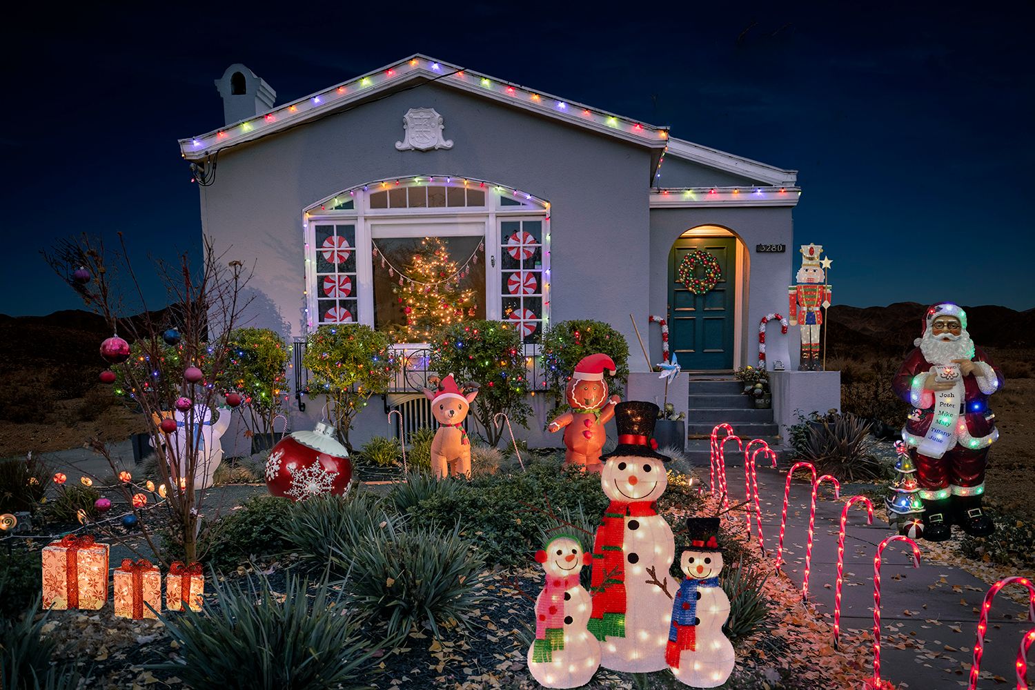 Archival Pigment print on photo rag paper from the Virtually No Place Like Home (for the Holidays) series Snow Family House