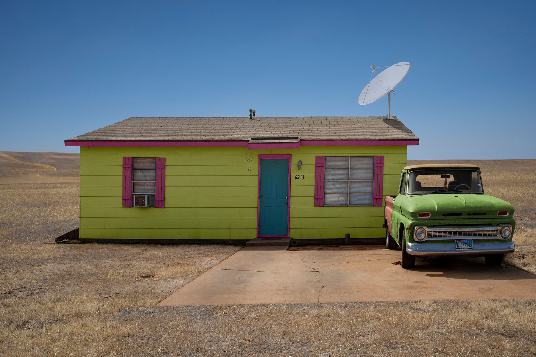 Archival Pigment print on photo rag paper Truck House