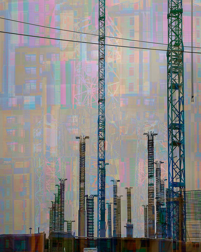 Archival pigment print  30" x 40" New City/Pink