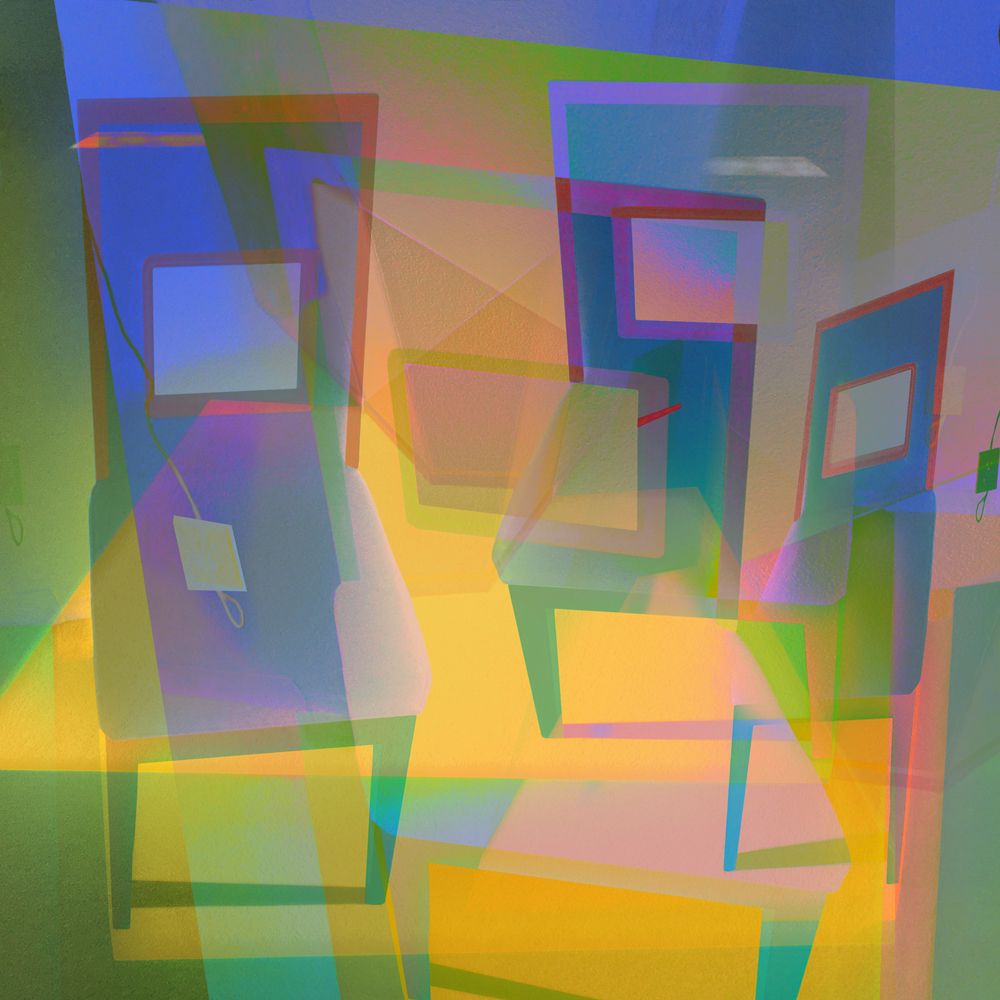 40" x 40"                                                           
Archival Pigment print on photo rag Points of Repose