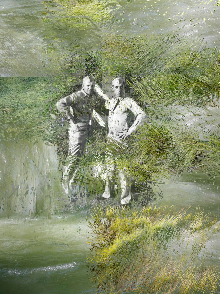 Archival Pigment print on photo rag paper    40" x24" To Think of Time