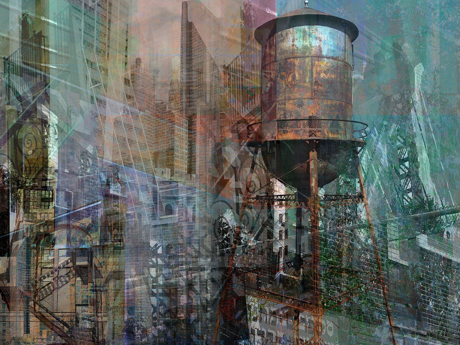 Archival Pigment print  40" x 50" Brooklyn Water