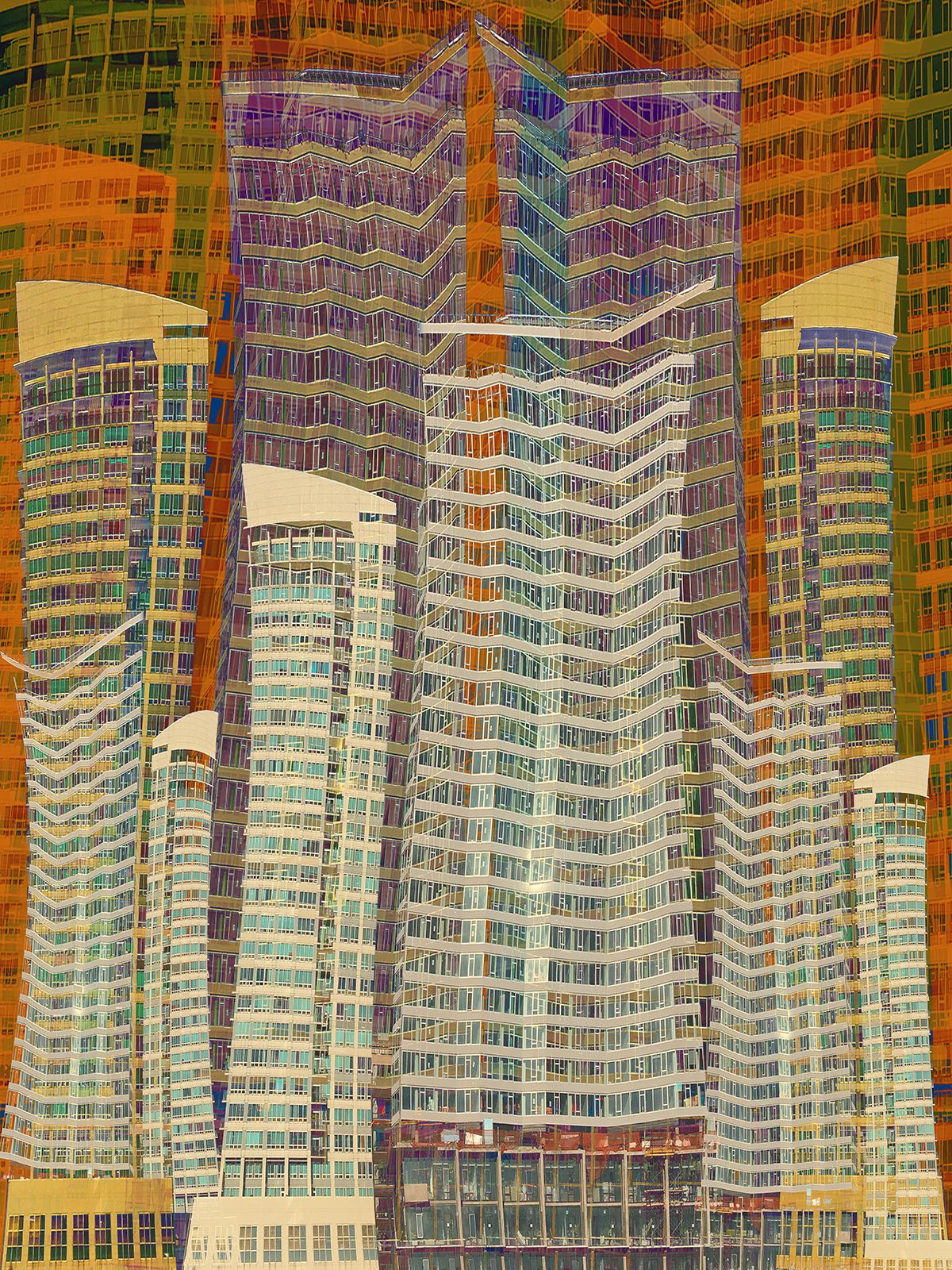 Archival Pigment print 40" x 30" Chicago, New City