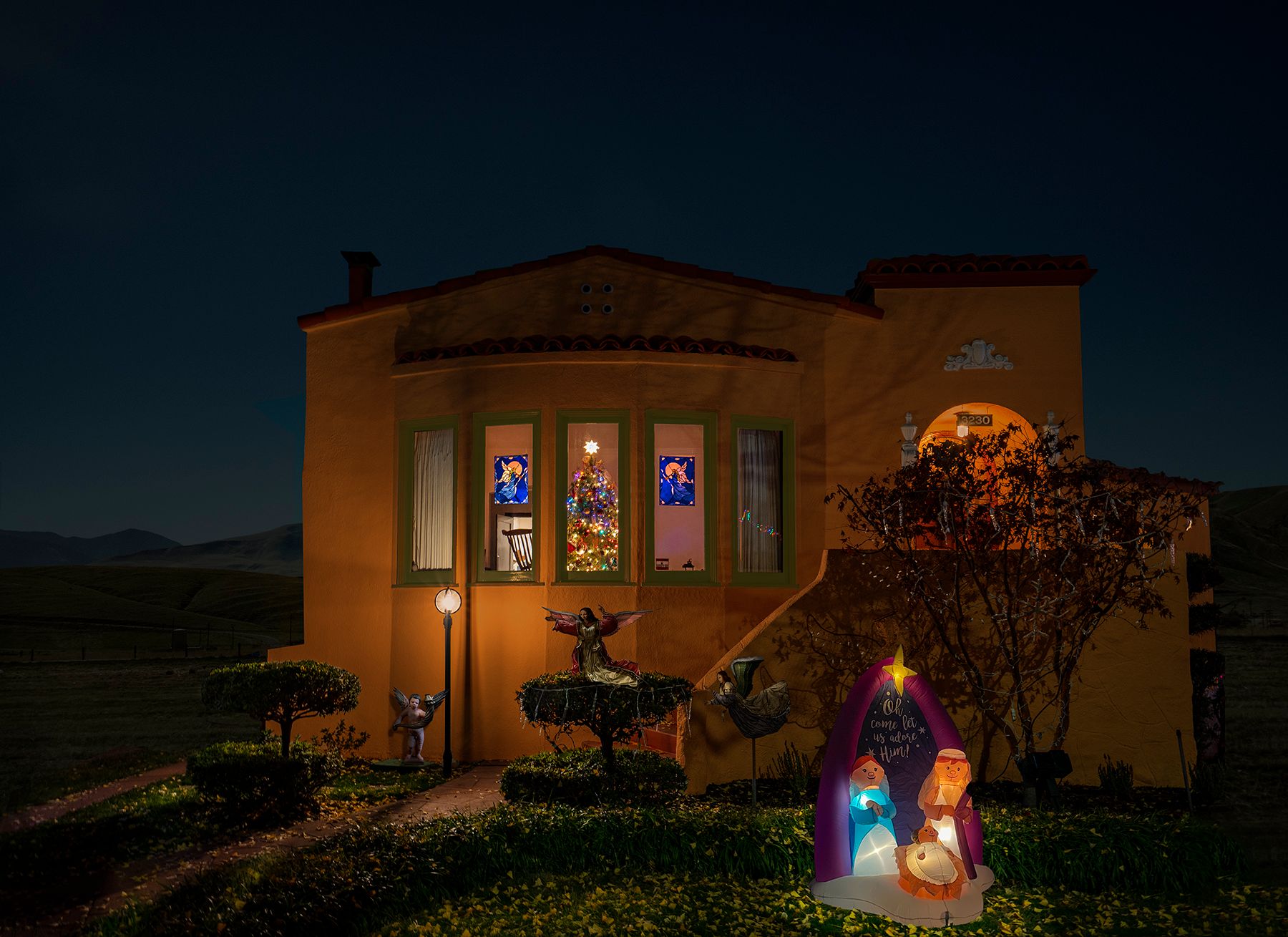 Archival Pigment print 20" x 24" Two Angel House