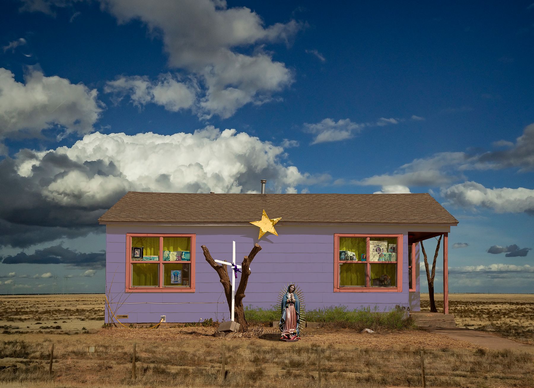 Archival Pigment print on photo rag paper Star Crossed House