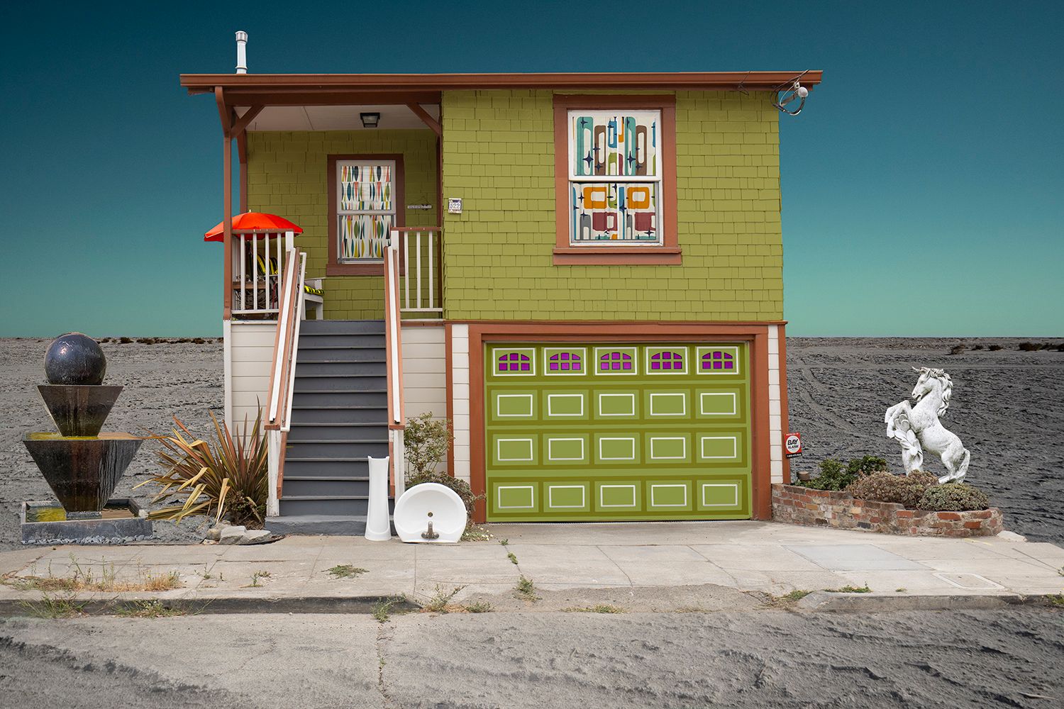 Archival Pigment print on photo rag paper Sink House