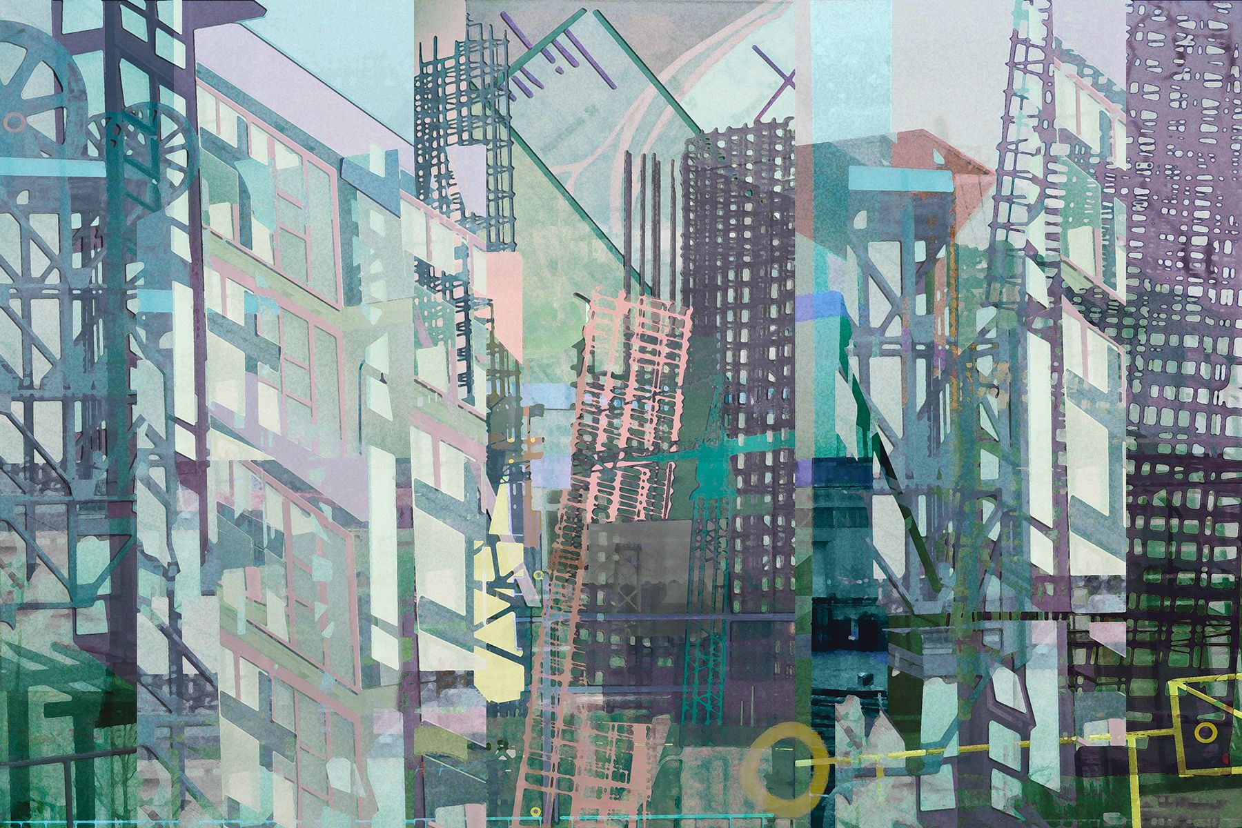 Archival Pigment print Constructions 12