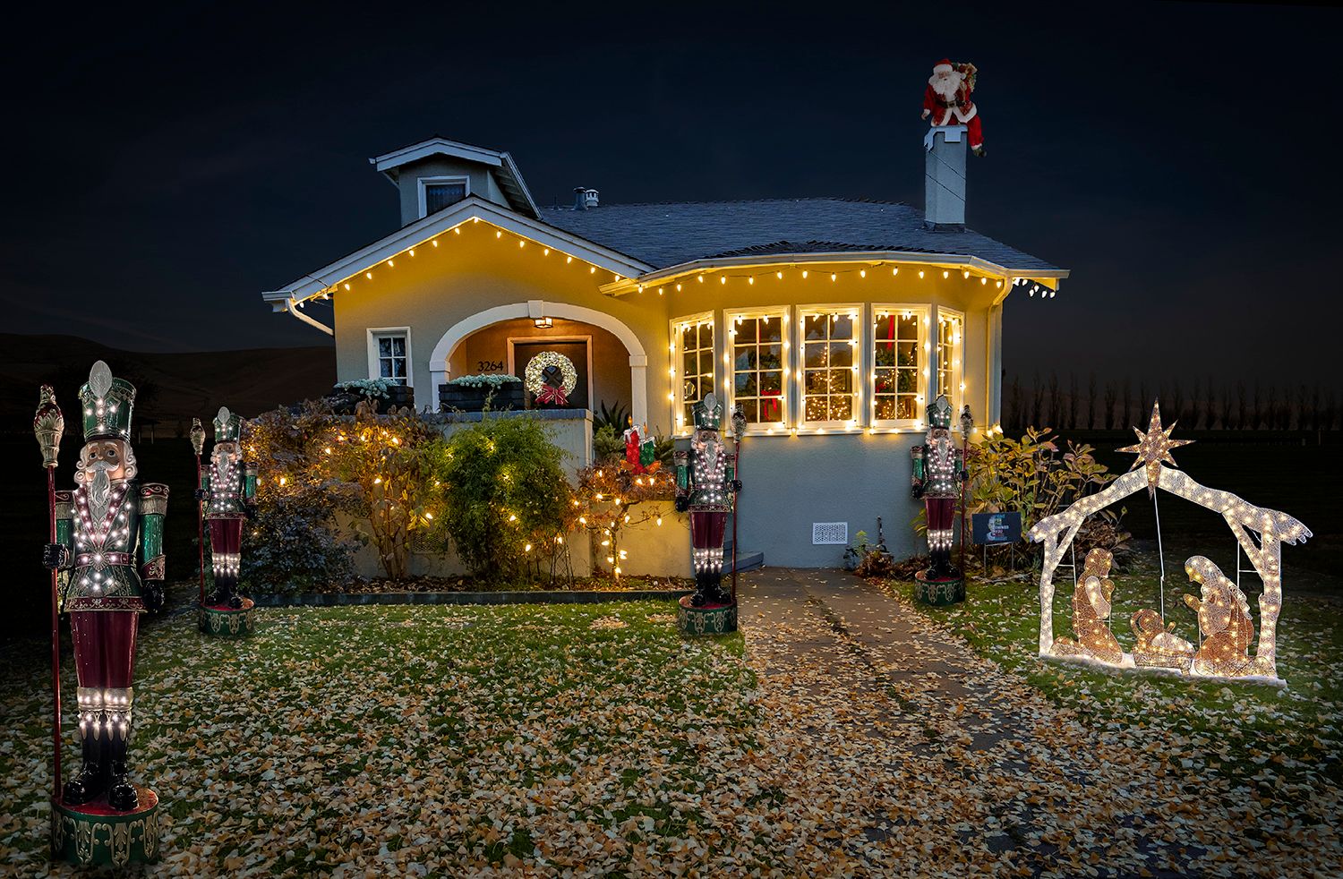 Archival Pigment print on photo rag paper from the Virtually No Place Like Home (for the Holidays) series Nutcracker House 2