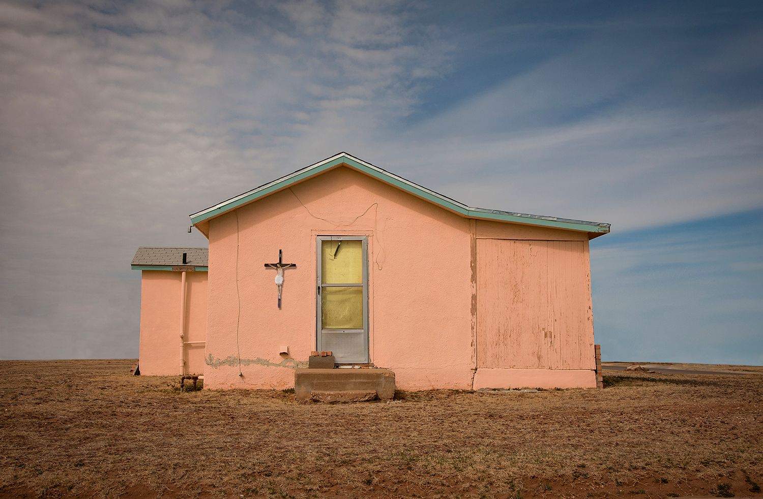 Archival Pigment print on photo rag paper Texas Plain House 1