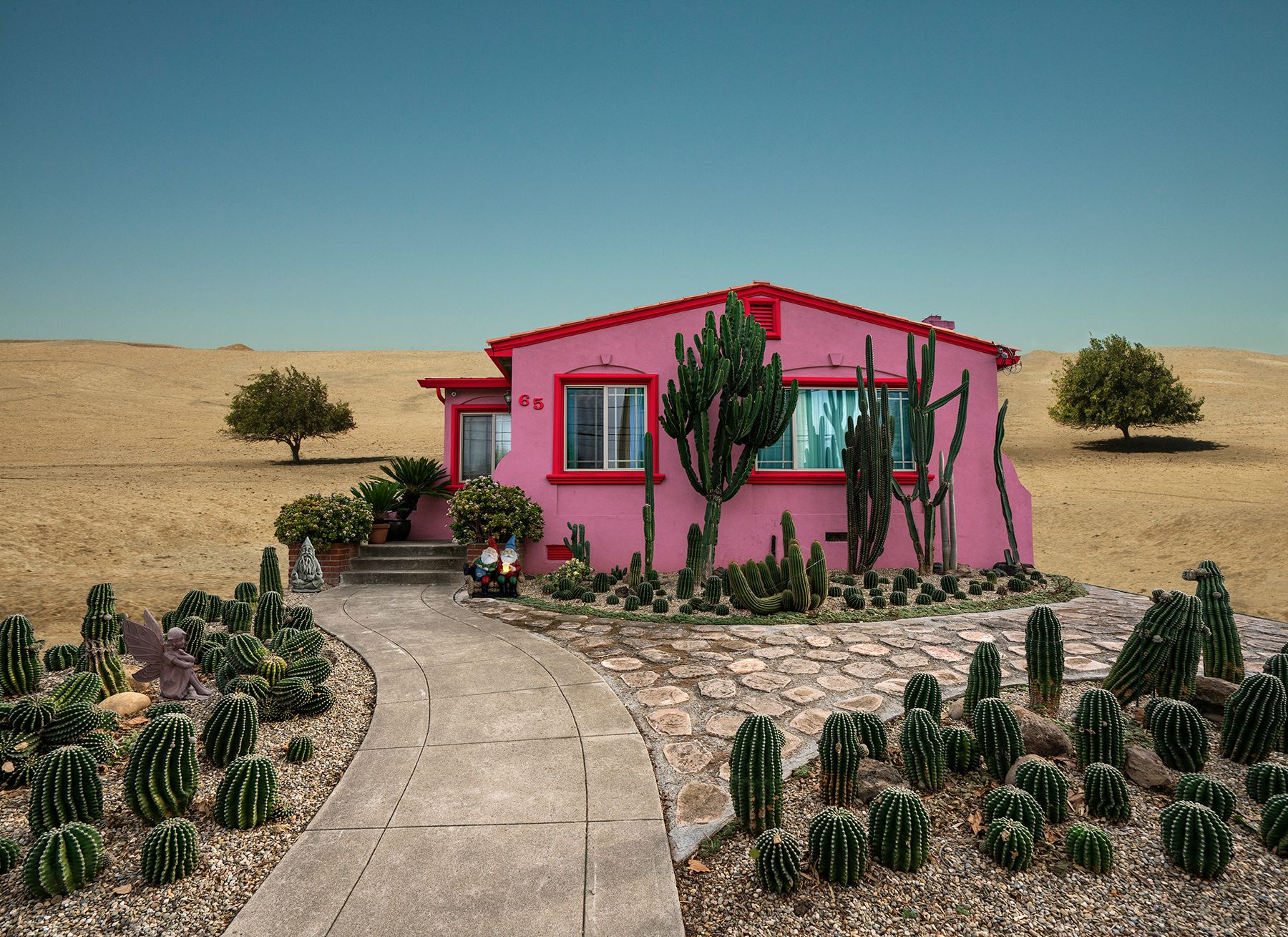 Archival Pigment print on photo rag paper Cactus House