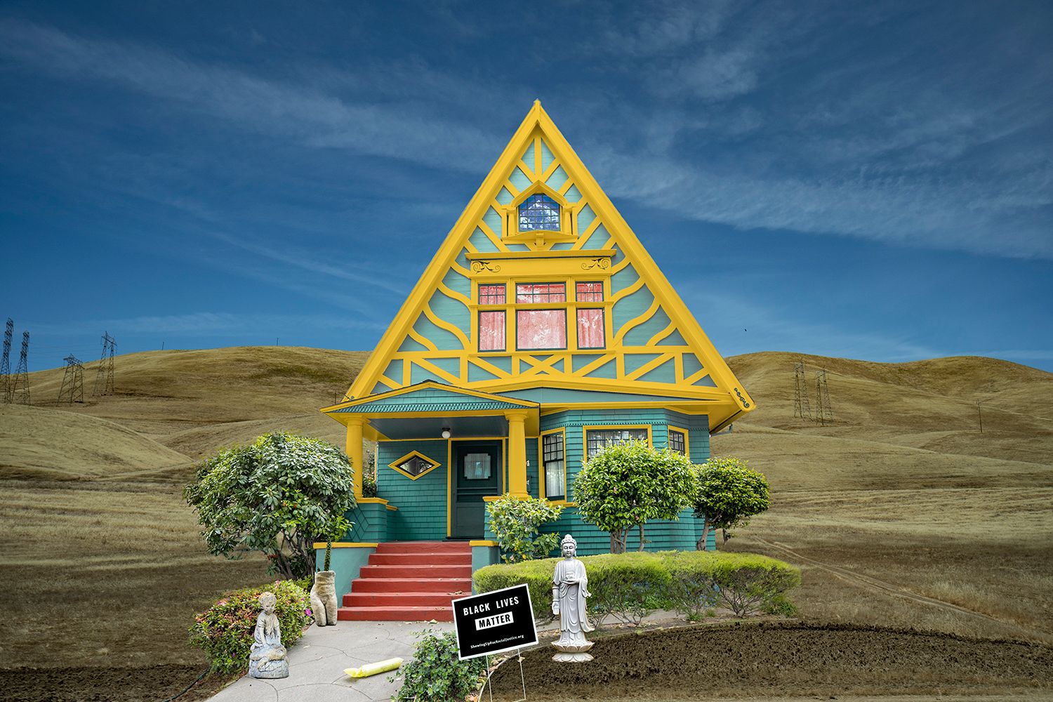 Archival Pigment print on photo rag paper Buddah House