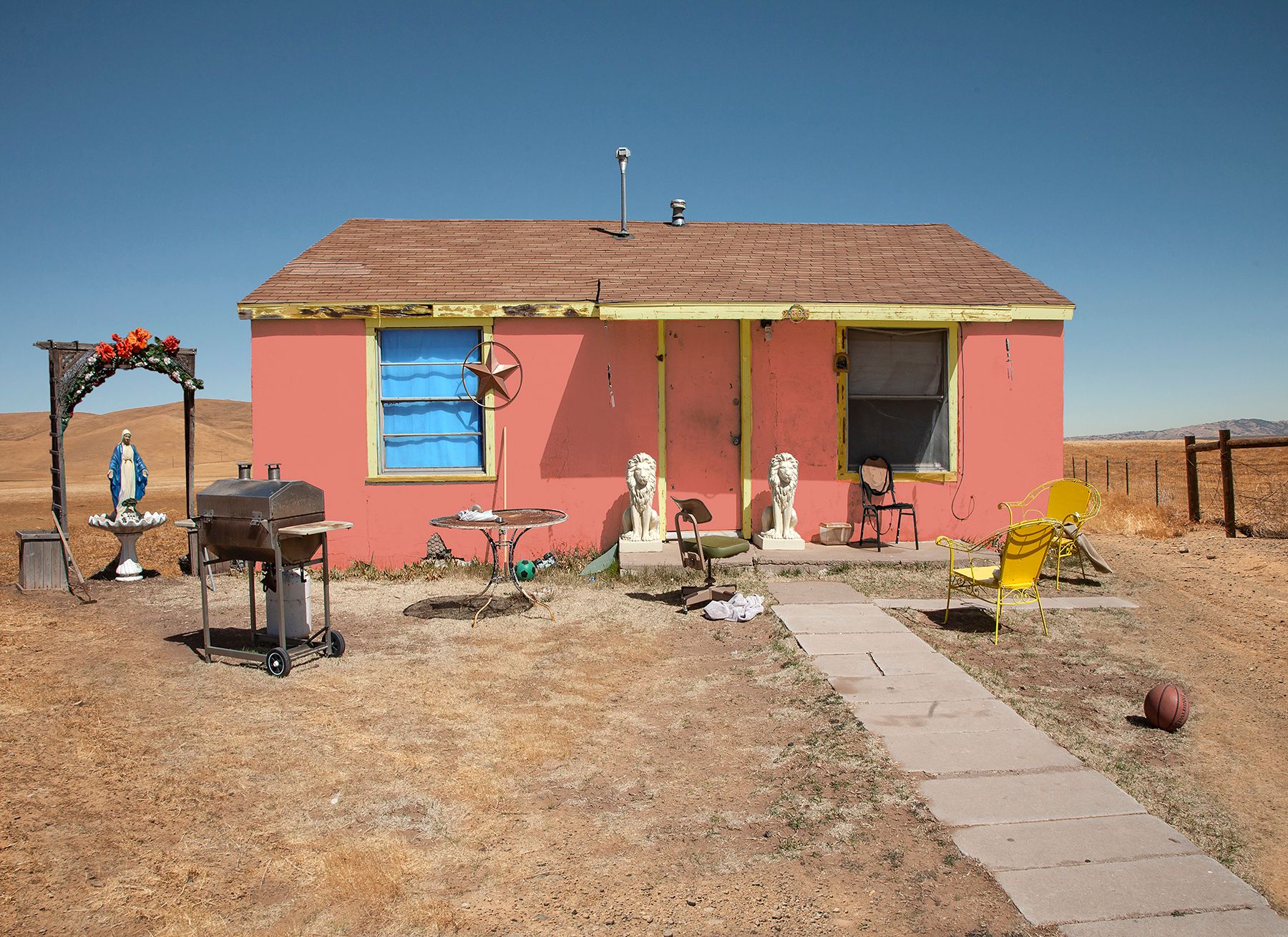Archival Pigment print on photo rag paper Lion House