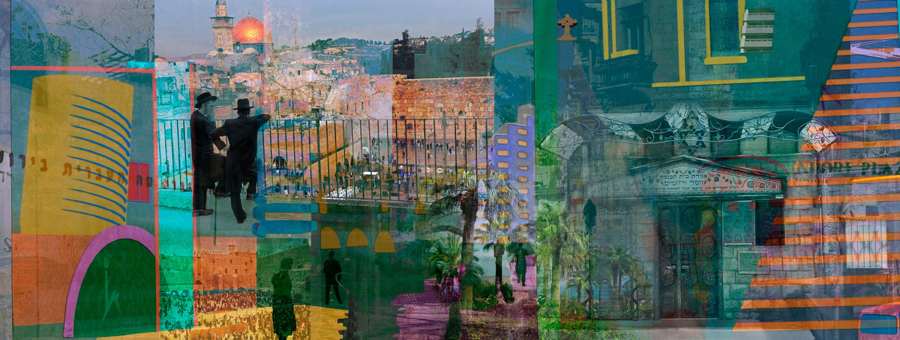 Archival Pigment print   20" x 50" Y'rushaliyim Shel Zahav