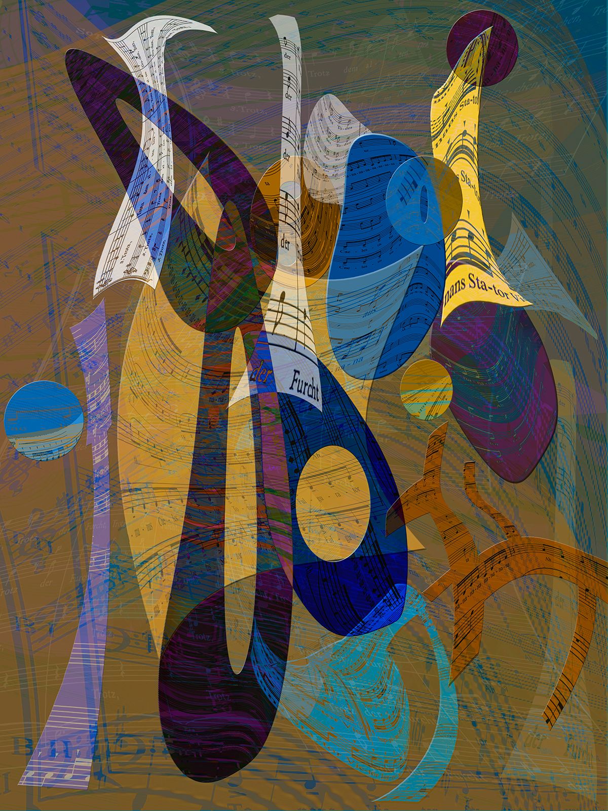 Archival Pigment print on photo rag         
40" x 30" How Can I Keep From Singing 4