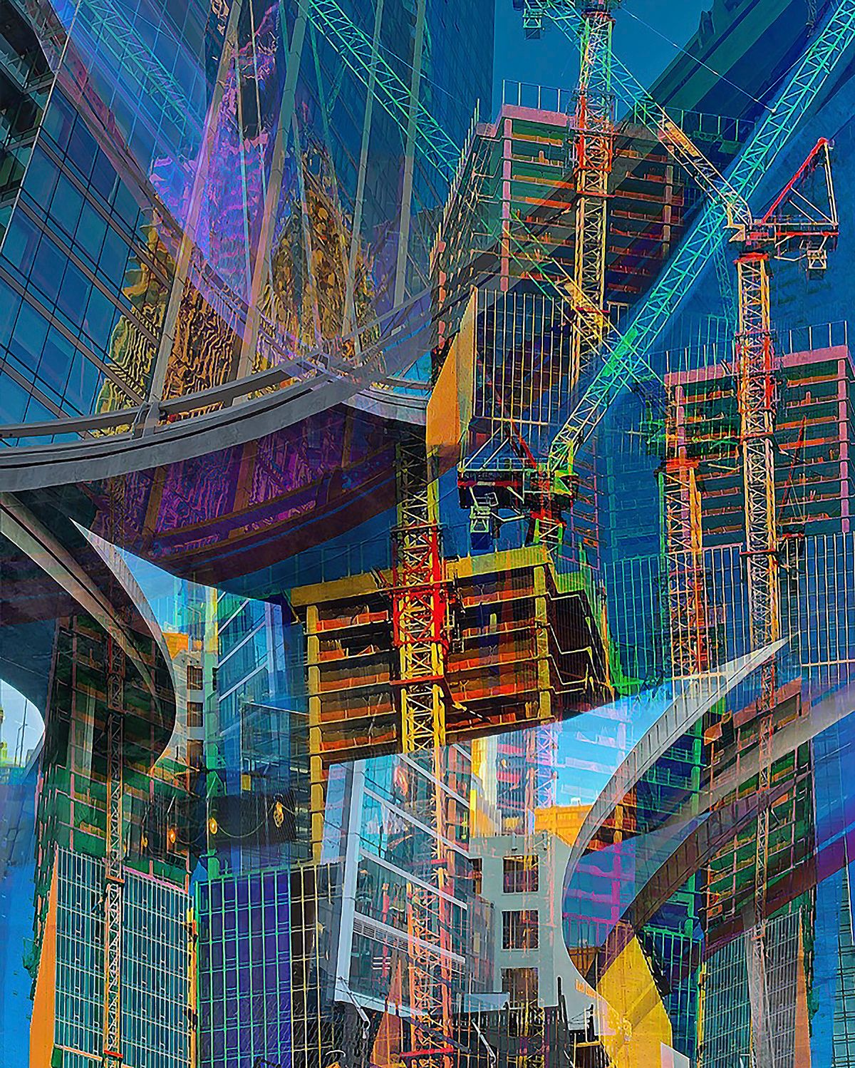 Archival  Pigment print on photo rag   30" x 20" SF Construction