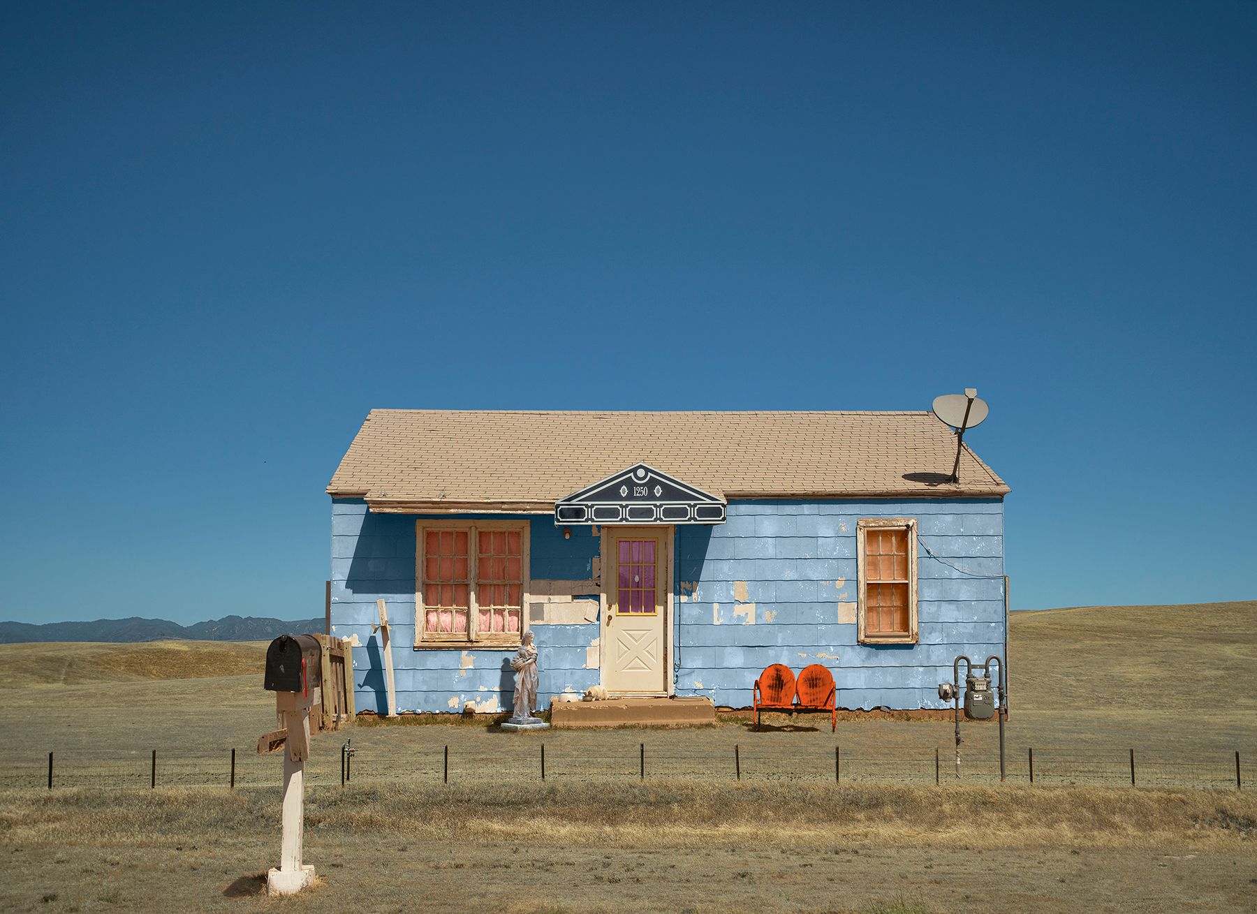 Archival Pigment print on photo rag paper Fence House