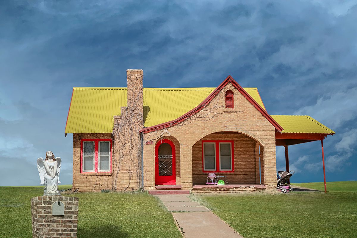 Archival Pigment print on photo rag paper Angel House