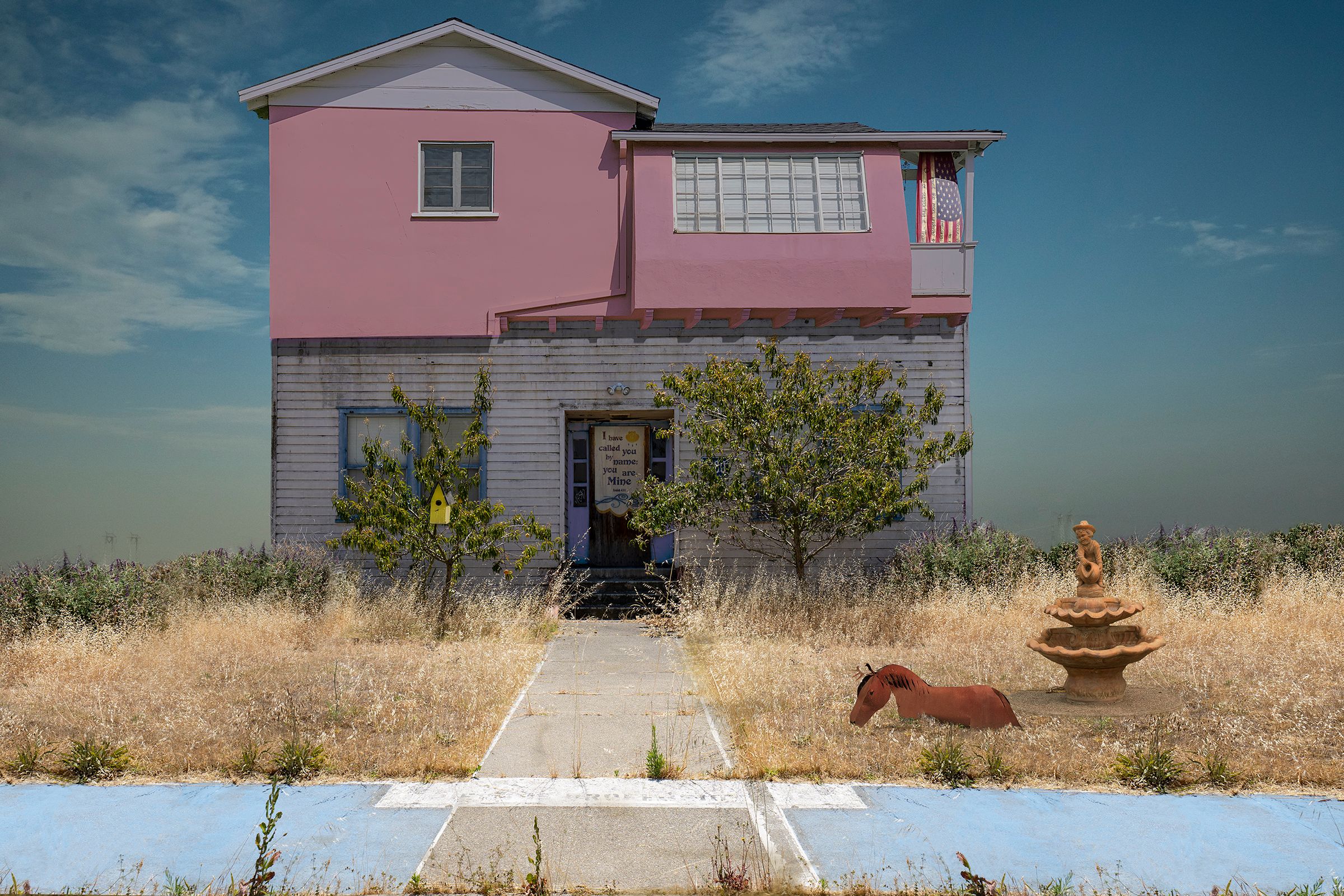 Archival Pigment print on photo rag paper Wheat Field House