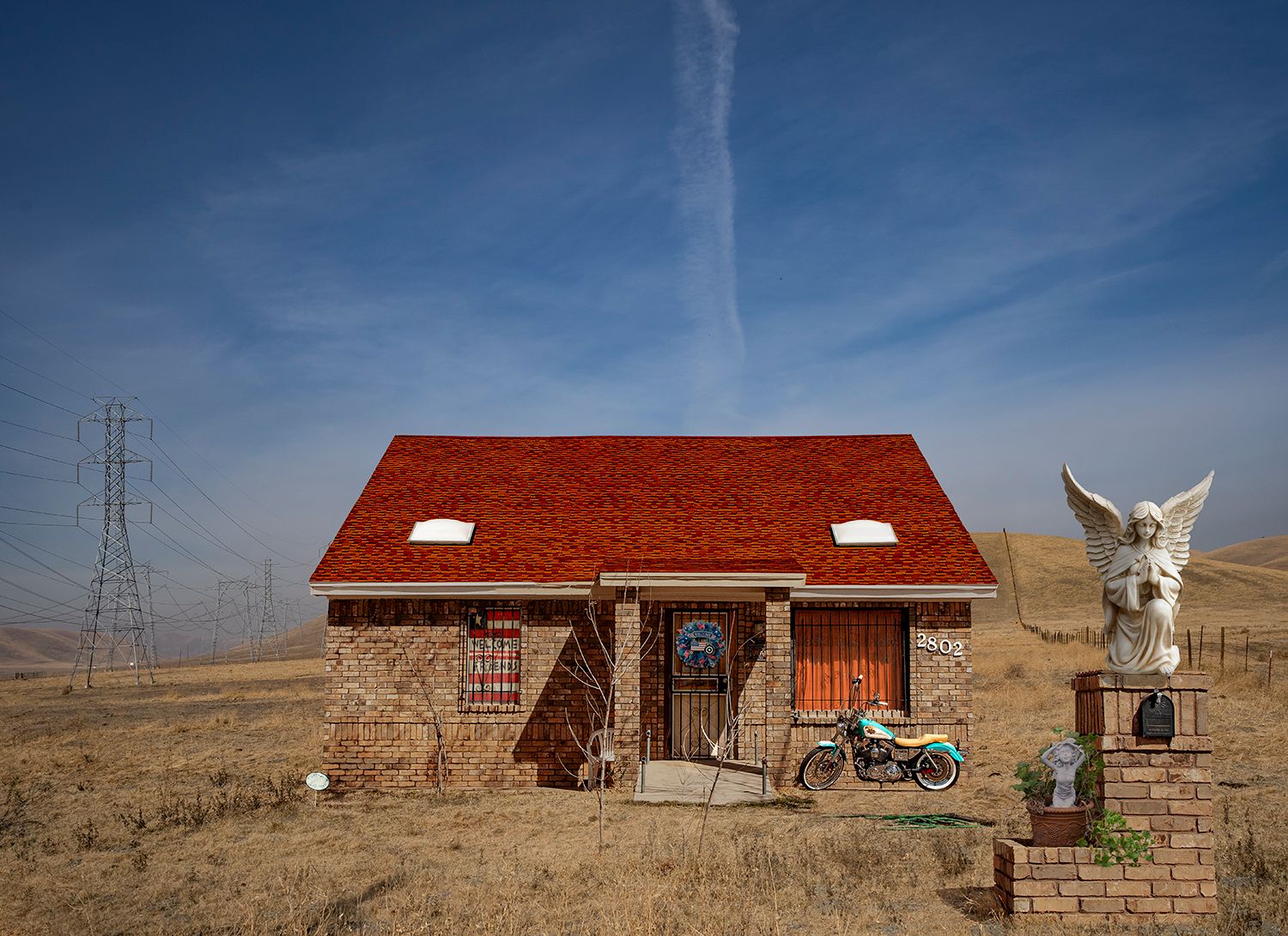 Archival Pigment print on photo rag paper Air Mail House