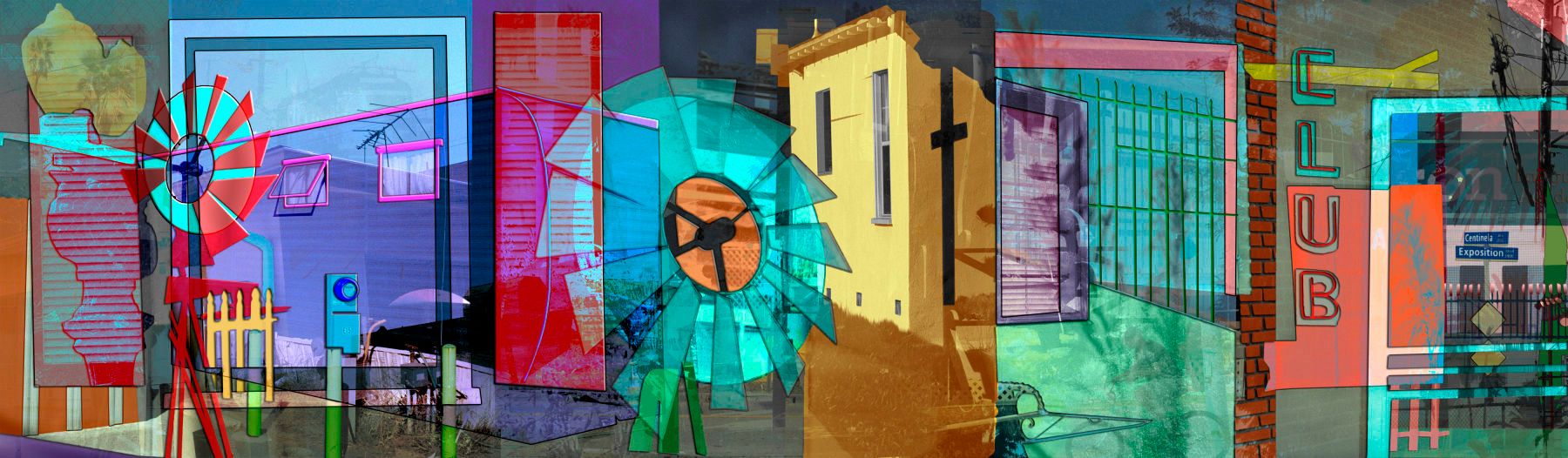 Archival Pigment print   24" x 60" Metro (detail)