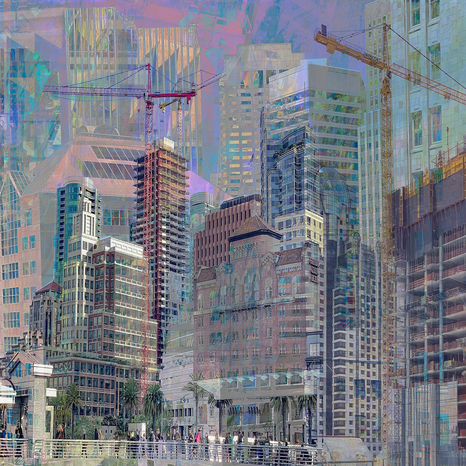 Archival Pigment print   24" x 28" San Francisco Downtown