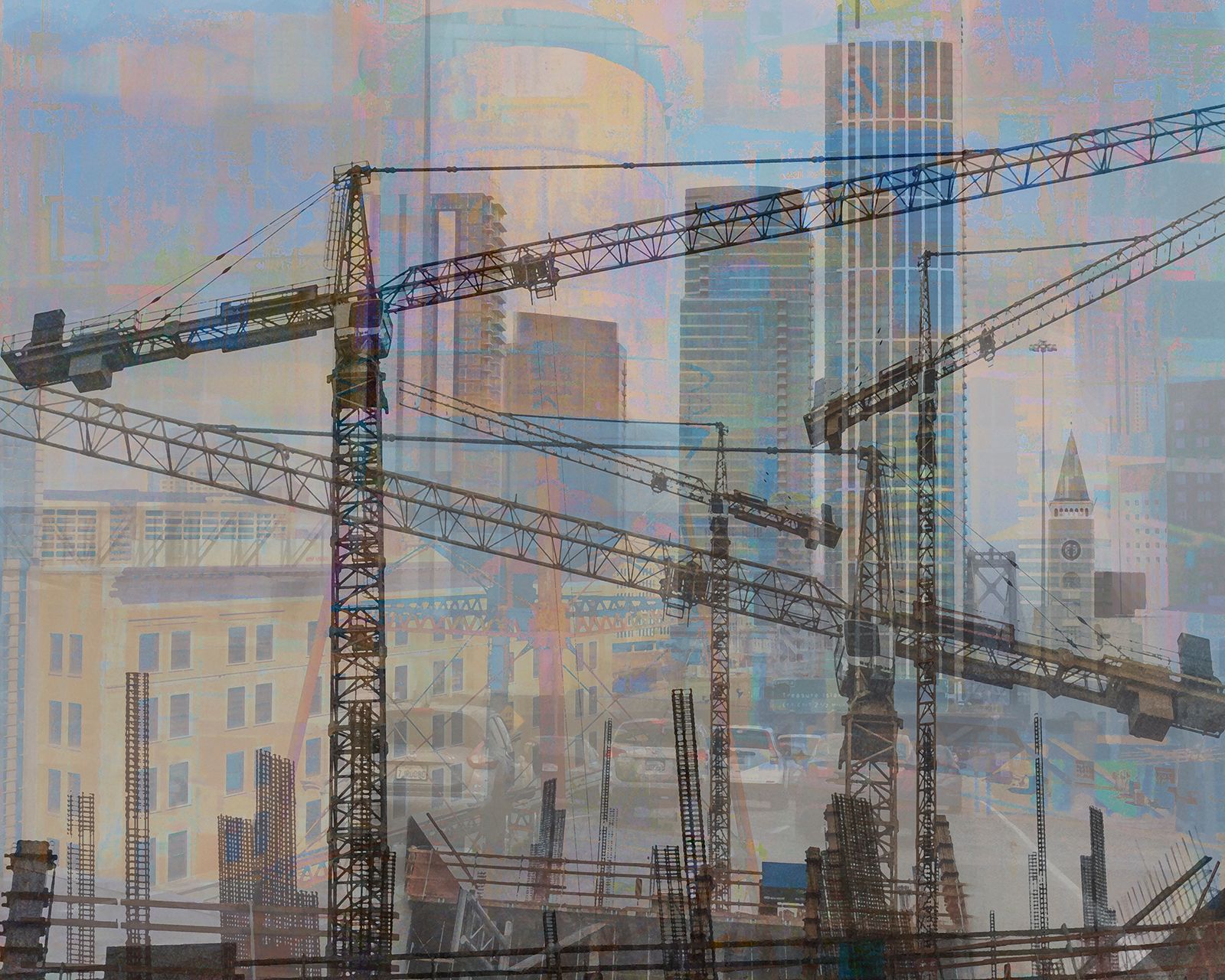 Dye Sublimation print on metal  30"x 40" Why We Build