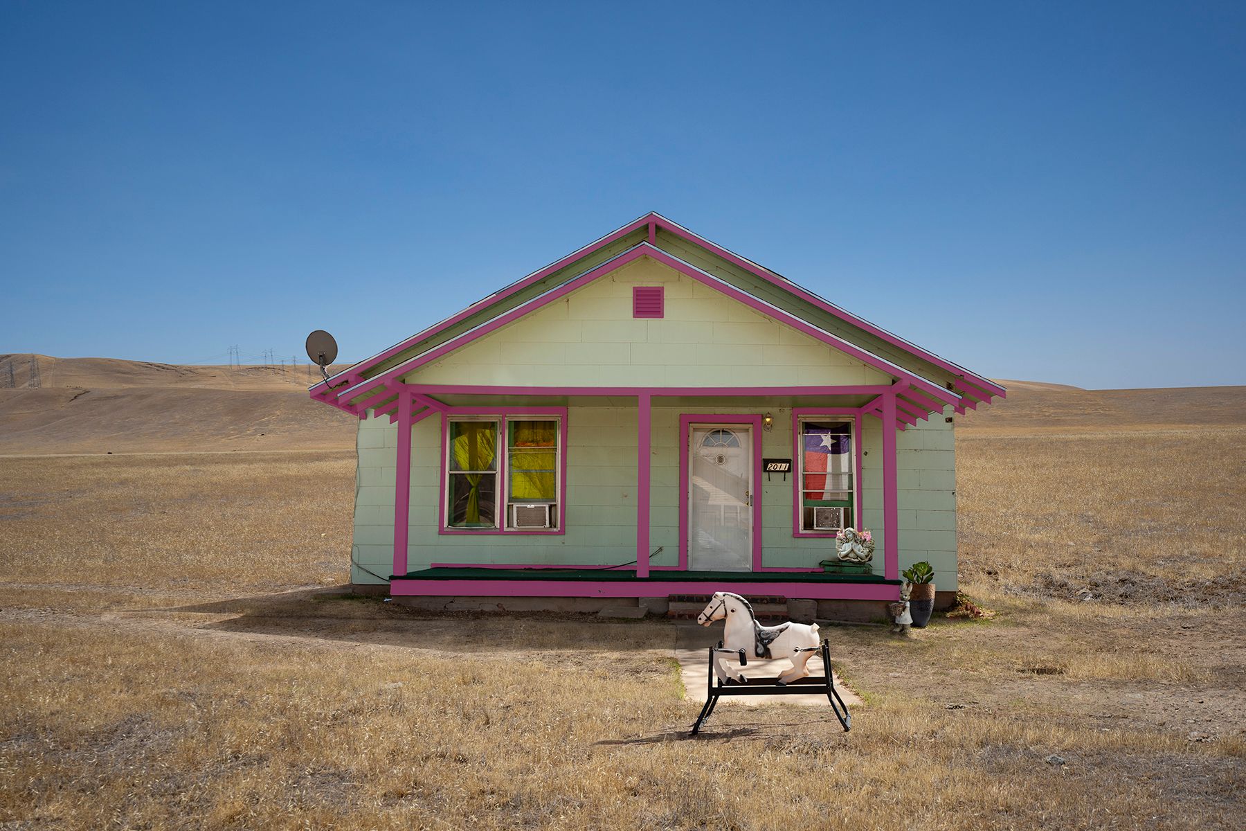 Archival Pigment print on photo rag paper Rocking Horse House