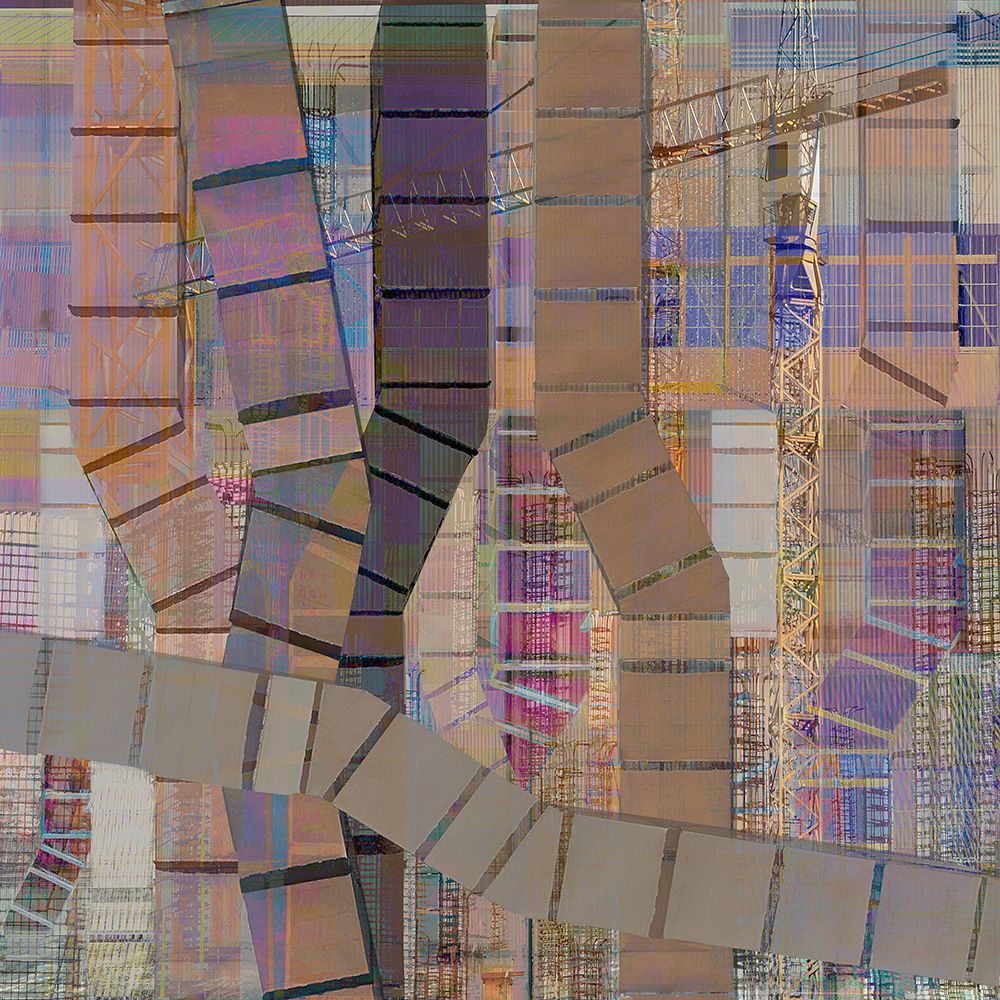 Dye Sublimation print on metal       40" x 40" New Pipeline