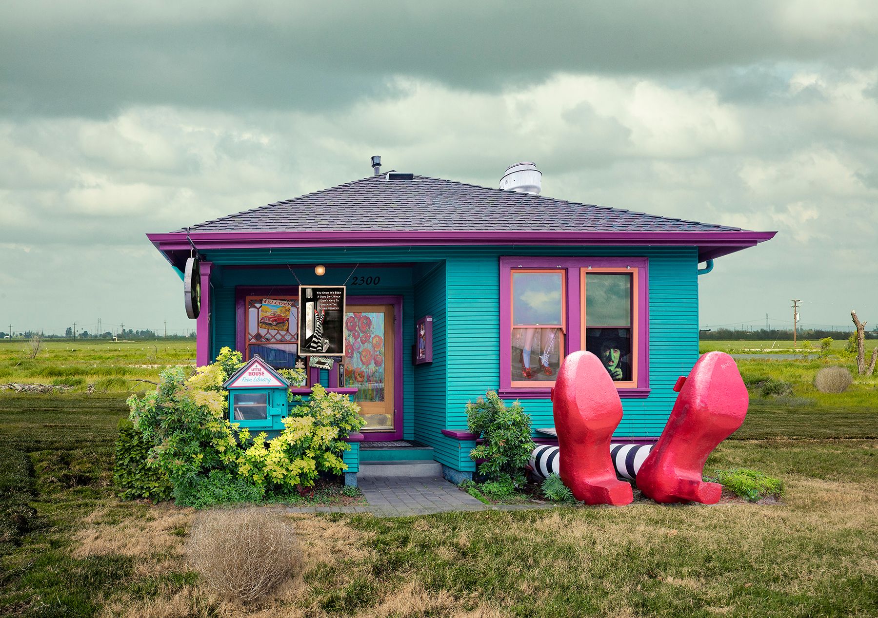 Archival Pigment print on photo rag paper Dorothy's House