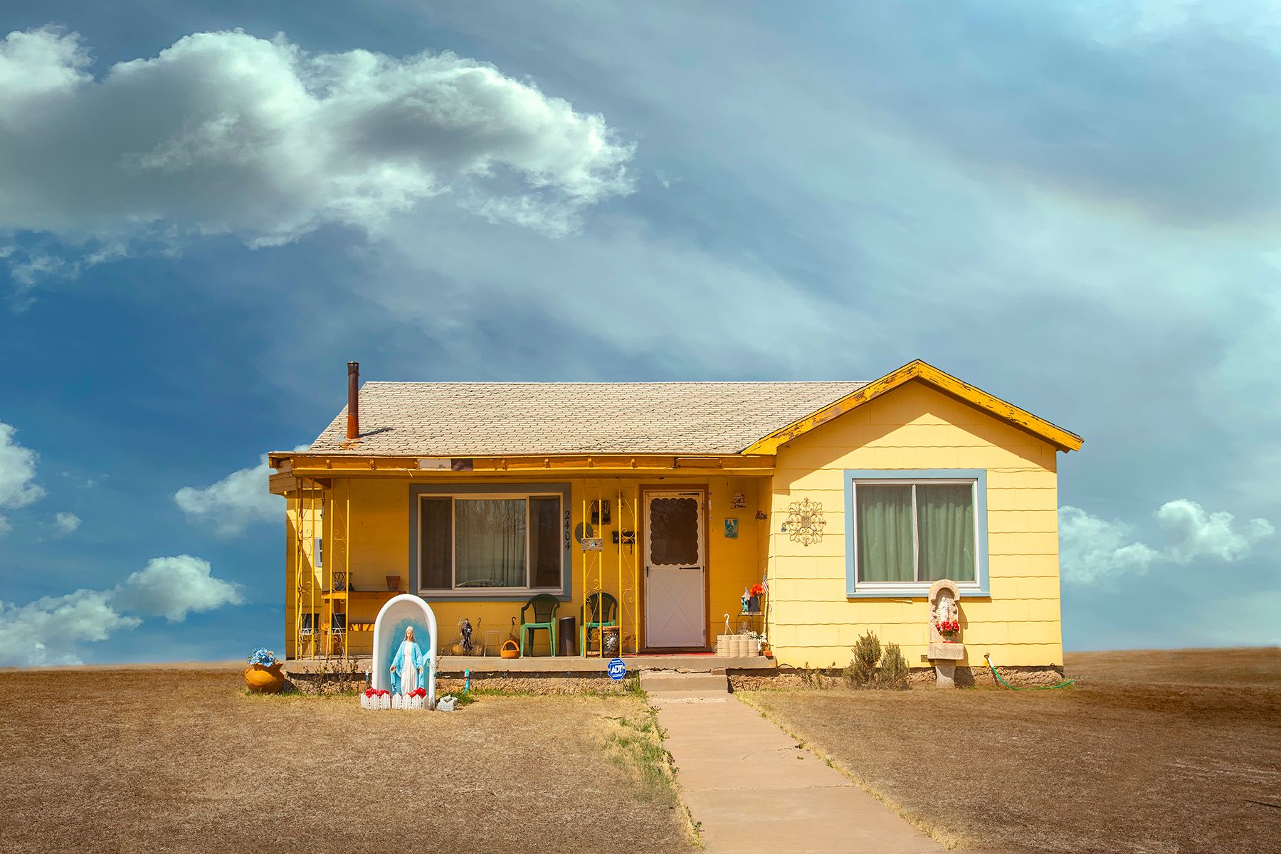 Archival Pigment print on photo rag paper Icon House