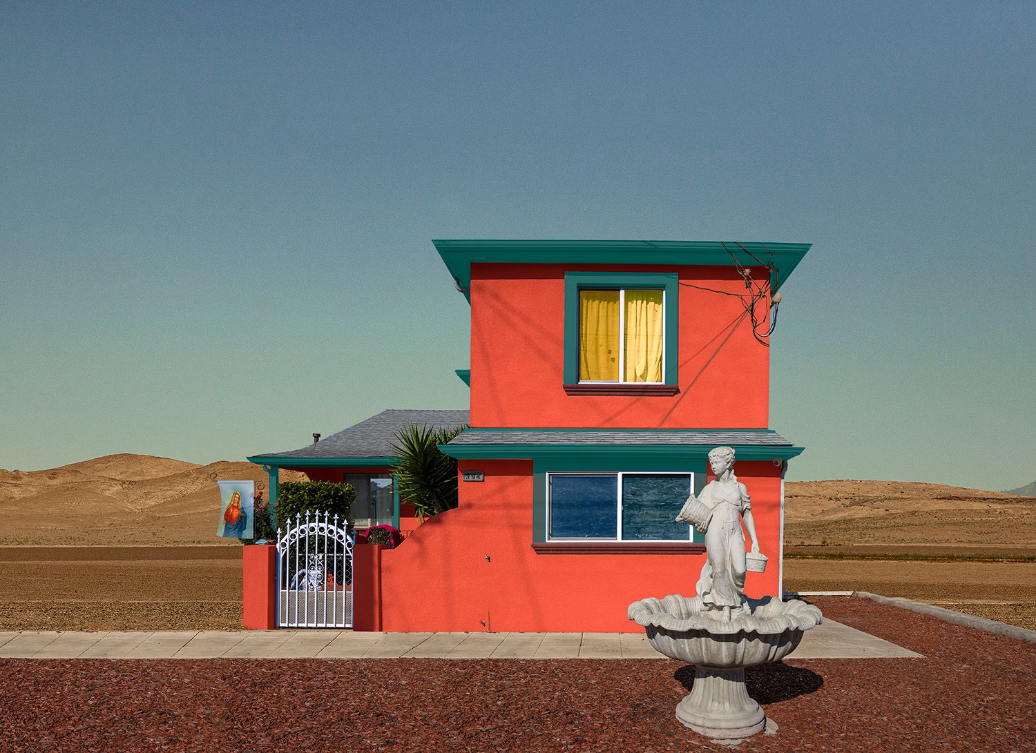 Archival Pigment print on photo rag paper Mary Flag House