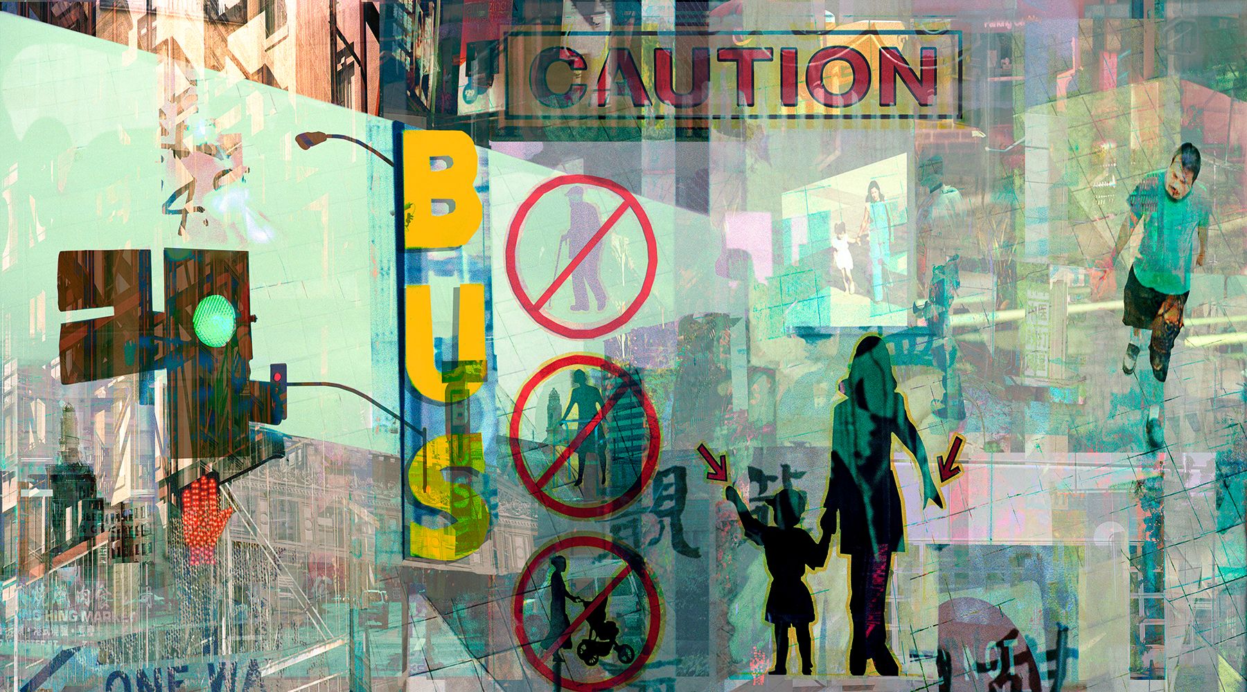 Archival Pigment print 24" x 32" Summer in the City