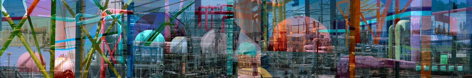 Archival Pigment print   20" x 120" Refinery