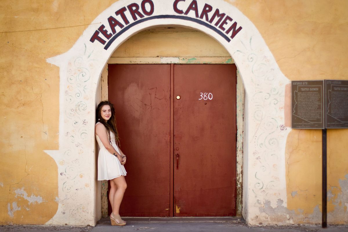 Tucson high school senior portrait