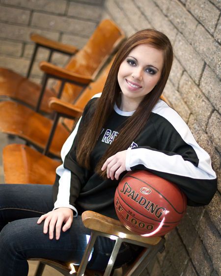 Tucson high school senior basketball portrait