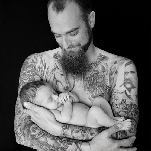 Tucson newborn baby dad photography