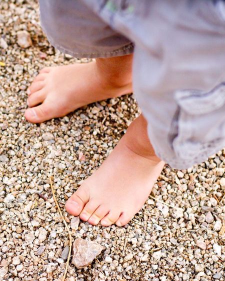 Tucson child feet portrait photography