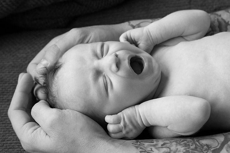 Tucson newborn baby mom photography