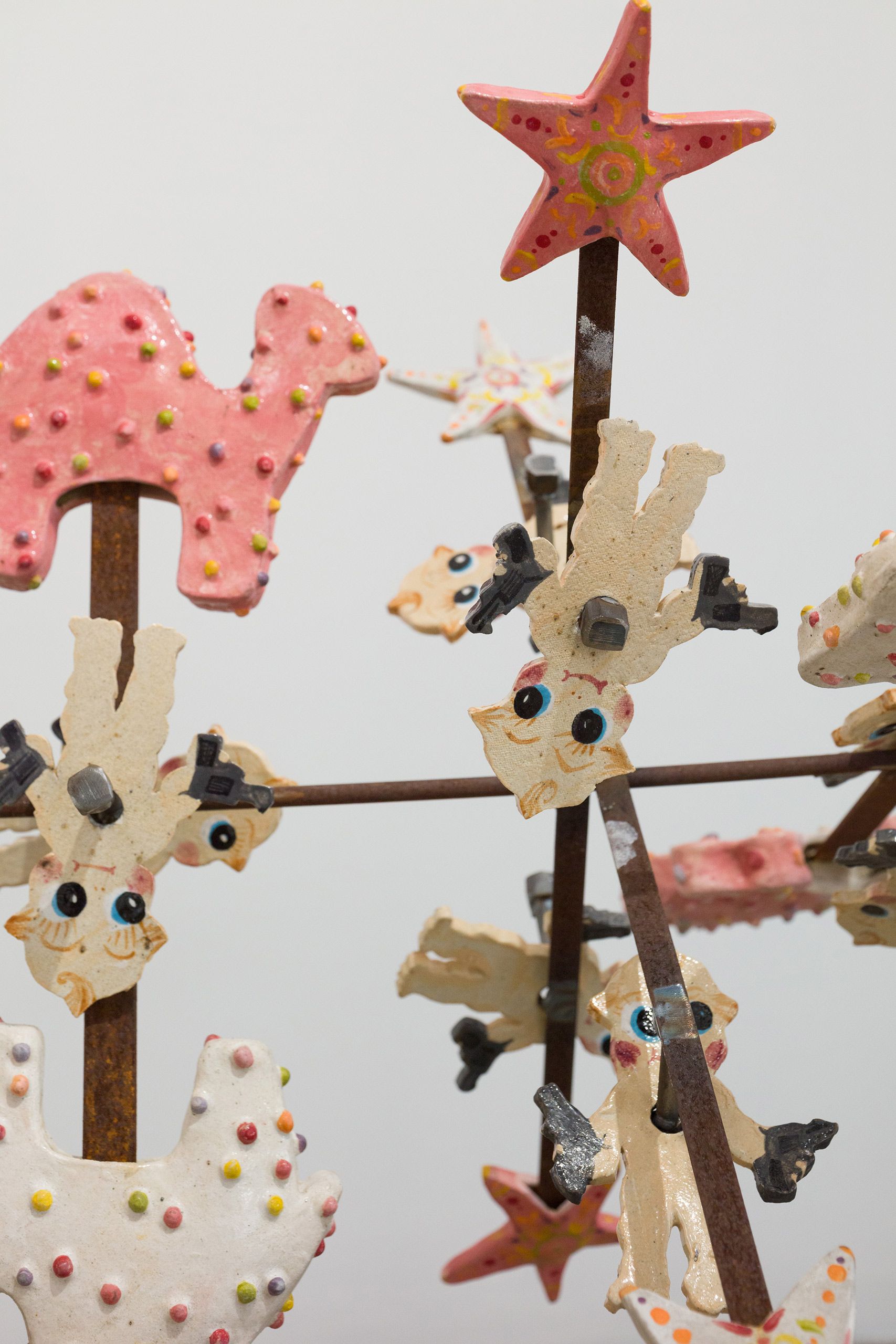 American Game,  moving sculpture cookie reel