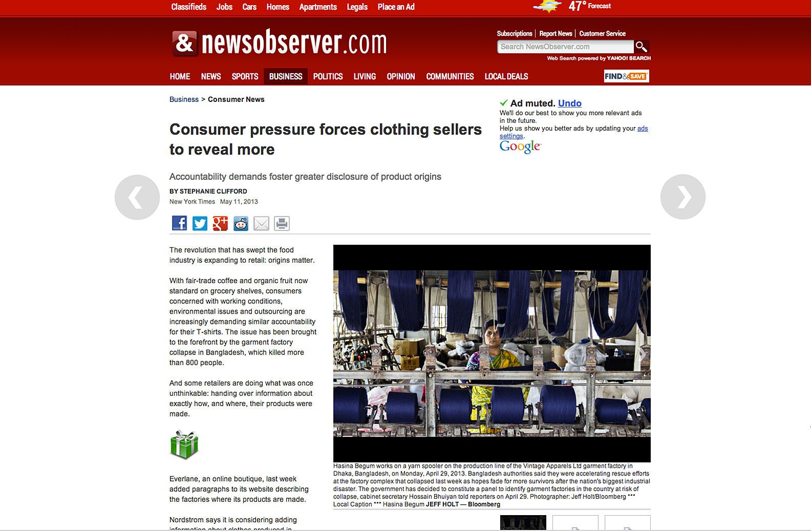 The News and Observer, Raleigh, NC, USA