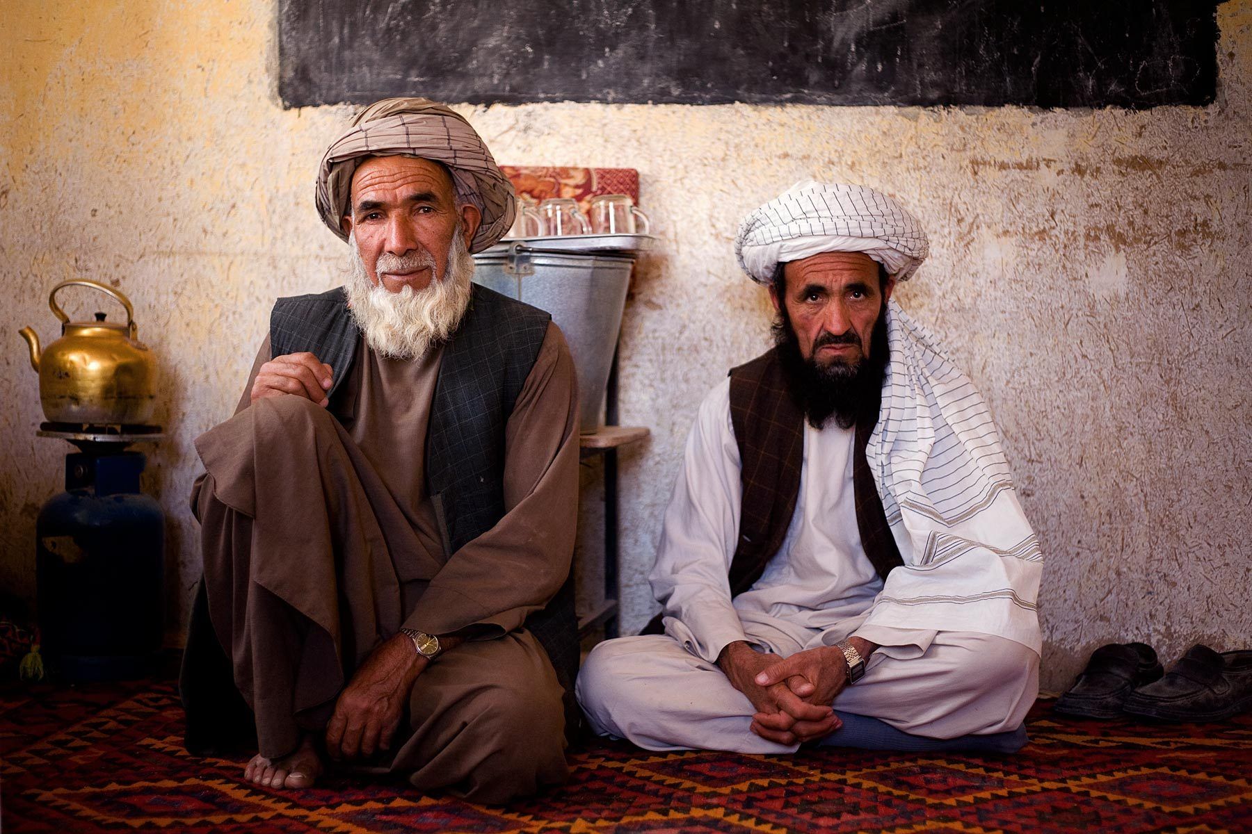 School Administrators, Zakaria Village, Afghanistan